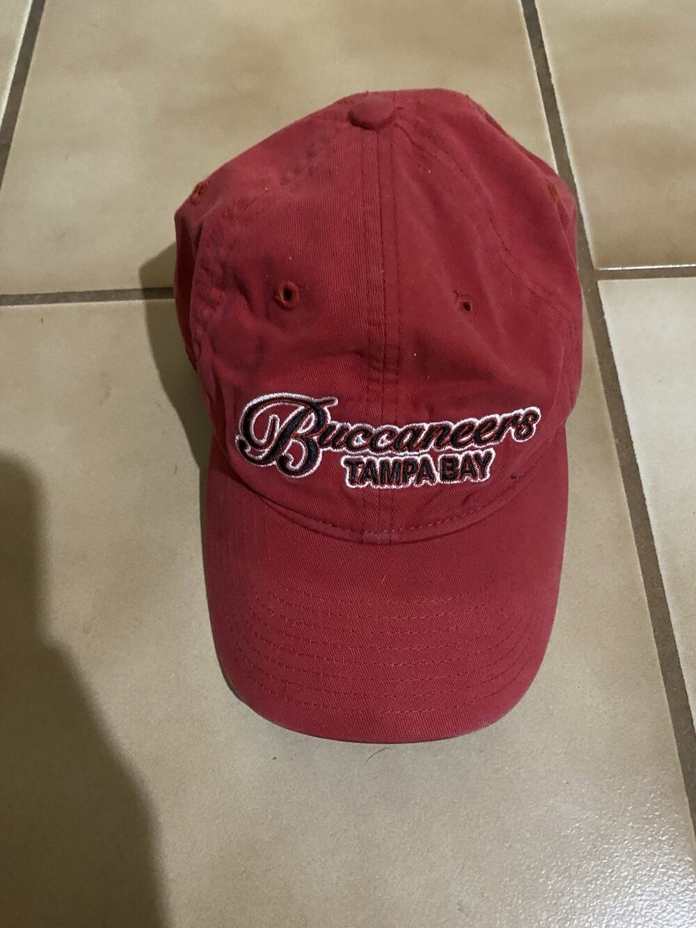 Tampa Bay Buccaneers Vintage Dads Cap Red Reebok Official NFL